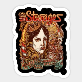 Vintage Poster Stooges Sticker